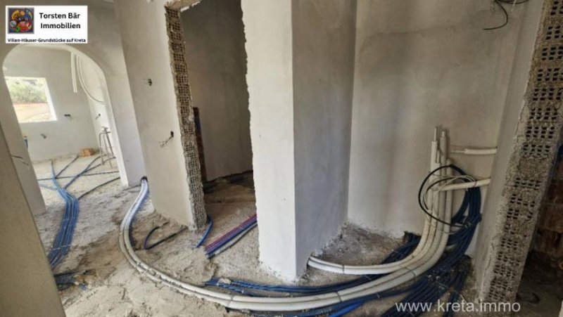 Agia Galini Kreta, Agia Galini - Villa (im Bau 150m²) Wfl. Grdst. 5.736m² Meerblick Haus kaufen